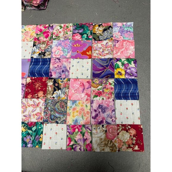 Patchwork Quilting Fabric Squares 188 Precut 2" Cotton with Gold Accents - Picture 3 of 5